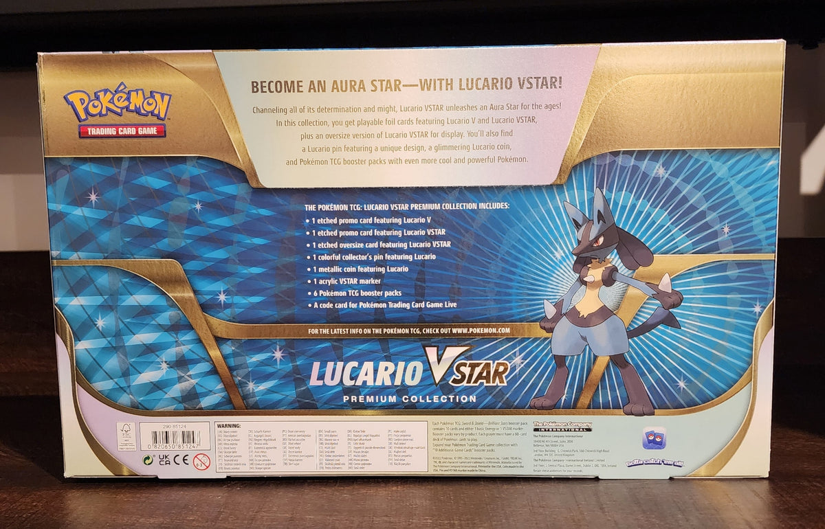 Pokemon TCG: VSTAR Premium Collection - Lucario, Card Games