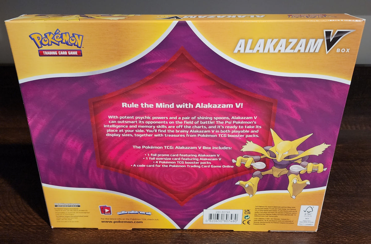 BOX ALAKAZAM V - Antes tarde do que nunca né? Pokemon TCG 