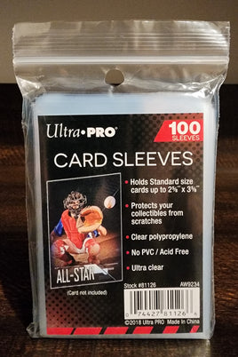 Ultra Pro Card Sleeves 100 sleeves each