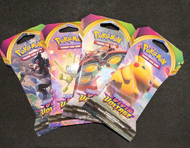 Pokemon TCG: Sword & Shield Vivid Voltage 4PK Sleeved Booster Art Bundle