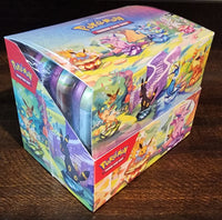 Pokémon TCG: Scarlet & Violet Prismatic Evolutions Mini Tin Display