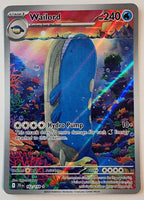 Journey Together Wailord Illustration Rare Full Art 162/159