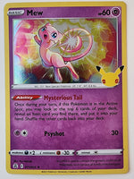 Celebrations Mew Holo Rare 011/025