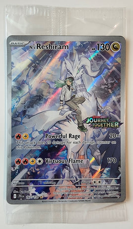 Journey Together N's Reshiram Stamped Promo Sealed 167/159