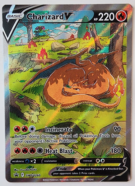 Sword & Shield Charizard V Black Star Promo SWSH260