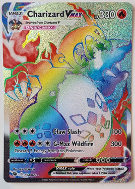 Champion's Path Charizard VMAX Secret Rare Rainbow 074/073