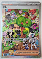 Paldean Fates Clive Special Illustration Rare Full Art 236/091