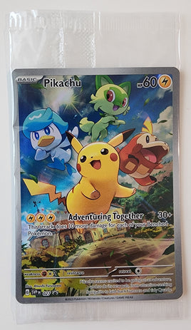 Scarlet & Violet Paldea Evolved Pikachu Black Star Promo 027 Sealed
