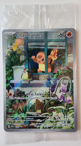 Scarlet & Violet Obsidian Flames Charmander Black Star Promo 044 Sealed