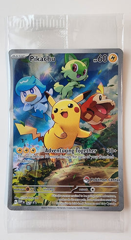 Scarlet & Violet Paldea Evolved Pikachu Pokémon Center Black Star Promo 027 Sealed