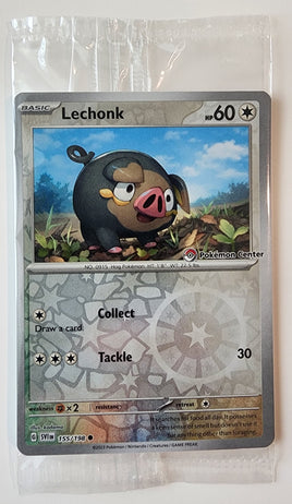 Scarlet & Violet Lechonk Pokémon Center Stamped 155/198 Sealed