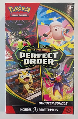 Pokémon TCG: Mega Evolution-Perfect Order Booster Bundle (6 Packs)
