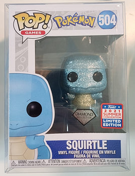 Funko POP Games Squirtle Diamond Collection #504