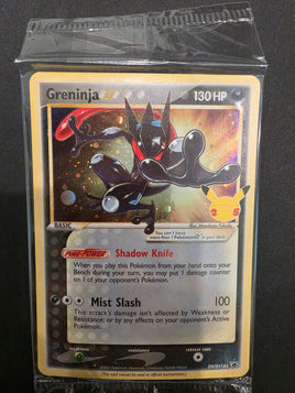 Pokémon Greninja 25th Anniversary Black Star Promo SWSH144 Sealed