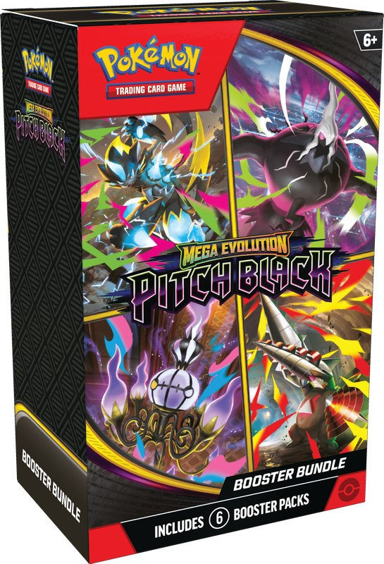 Pokemon Pokémon TCG: Mega Evolution-Pitch Black Booster Bundle (6 Packs) Pre-Order