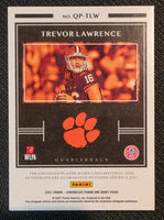 2021 Panini One Trevor Lawrence Quad Patch Auto Rookie 89/99