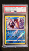 Pokémon Burning Shadows Gyarados Reverse Holo #33 PSA 9