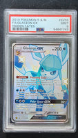 Pokémon Sun & Moon Hidden Fates Glaceon GX #SV55 PSA 9